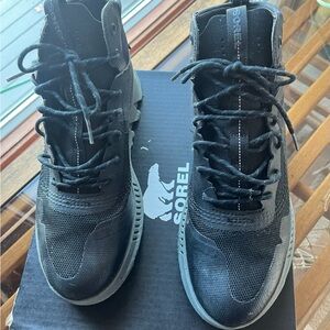 Sorel Men's Mac Hill Lite Waterproof Black Boots